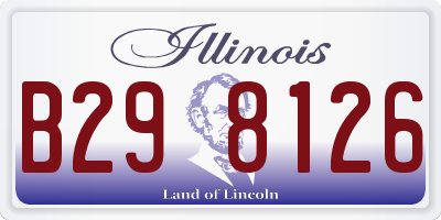 IL license plate B298126