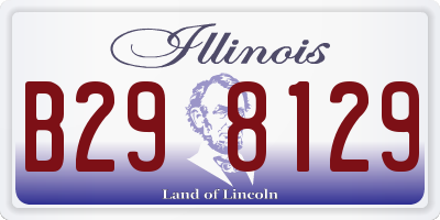 IL license plate B298129