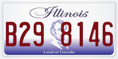 IL license plate B298146