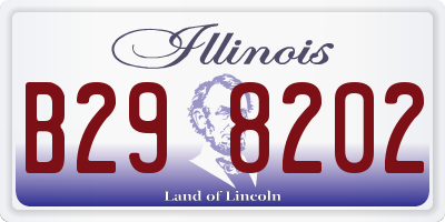 IL license plate B298202