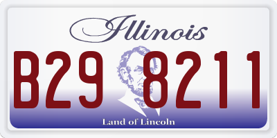 IL license plate B298211