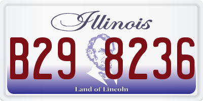 IL license plate B298236