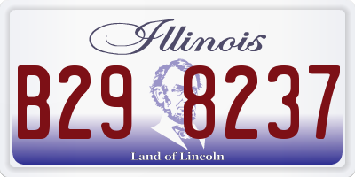 IL license plate B298237