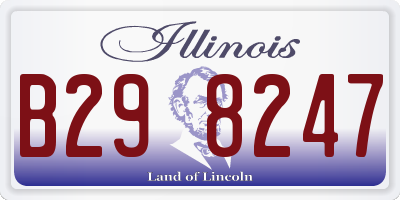 IL license plate B298247
