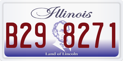 IL license plate B298271