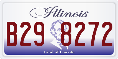IL license plate B298272