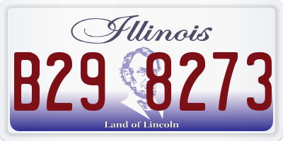 IL license plate B298273
