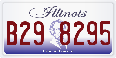 IL license plate B298295
