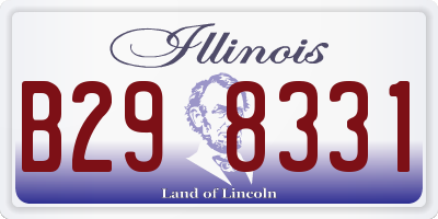 IL license plate B298331