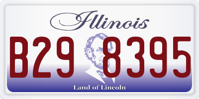 IL license plate B298395