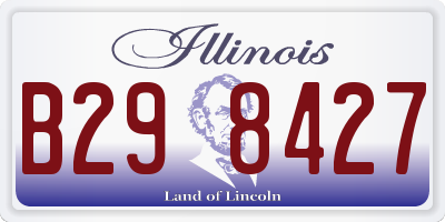 IL license plate B298427