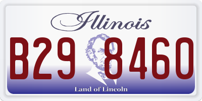 IL license plate B298460