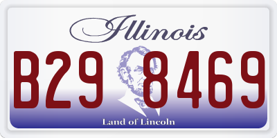 IL license plate B298469