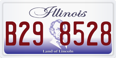 IL license plate B298528
