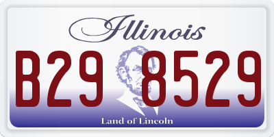IL license plate B298529
