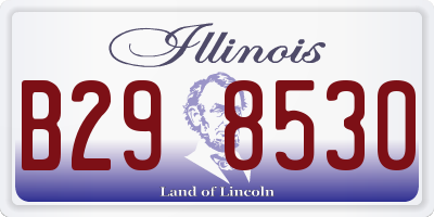 IL license plate B298530