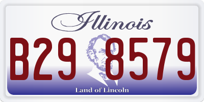 IL license plate B298579
