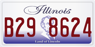 IL license plate B298624