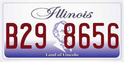 IL license plate B298656