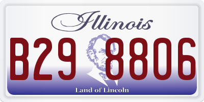 IL license plate B298806