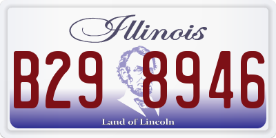IL license plate B298946