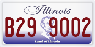 IL license plate B299002