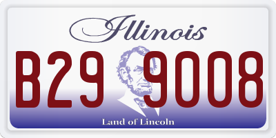 IL license plate B299008