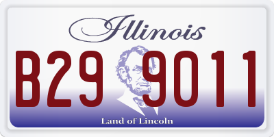 IL license plate B299011
