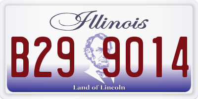 IL license plate B299014