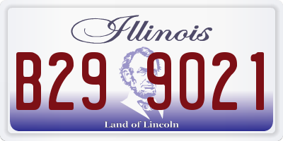 IL license plate B299021