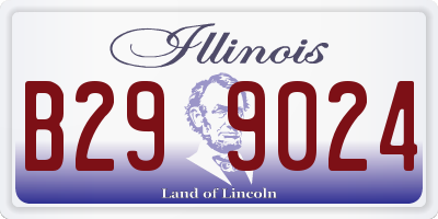 IL license plate B299024