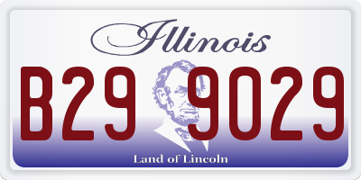 IL license plate B299029