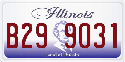 IL license plate B299031