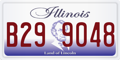 IL license plate B299048