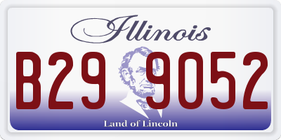 IL license plate B299052