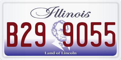 IL license plate B299055