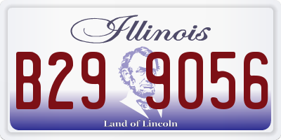 IL license plate B299056