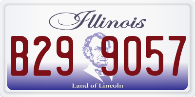 IL license plate B299057