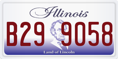 IL license plate B299058