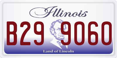 IL license plate B299060