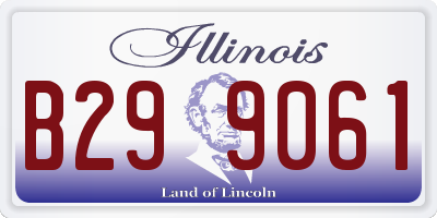 IL license plate B299061