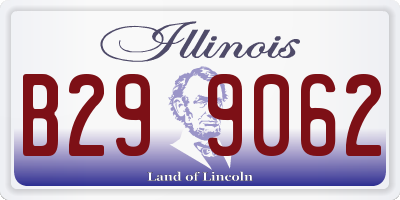 IL license plate B299062