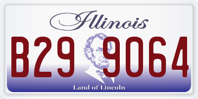 IL license plate B299064