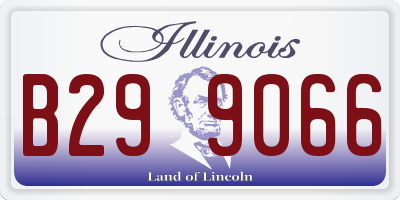 IL license plate B299066