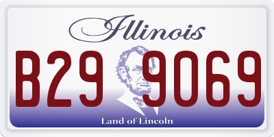 IL license plate B299069