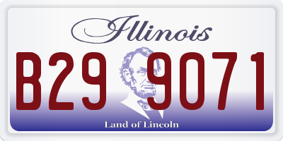 IL license plate B299071