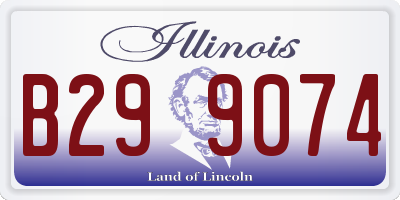 IL license plate B299074