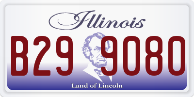 IL license plate B299080