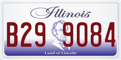 IL license plate B299084