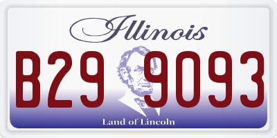 IL license plate B299093